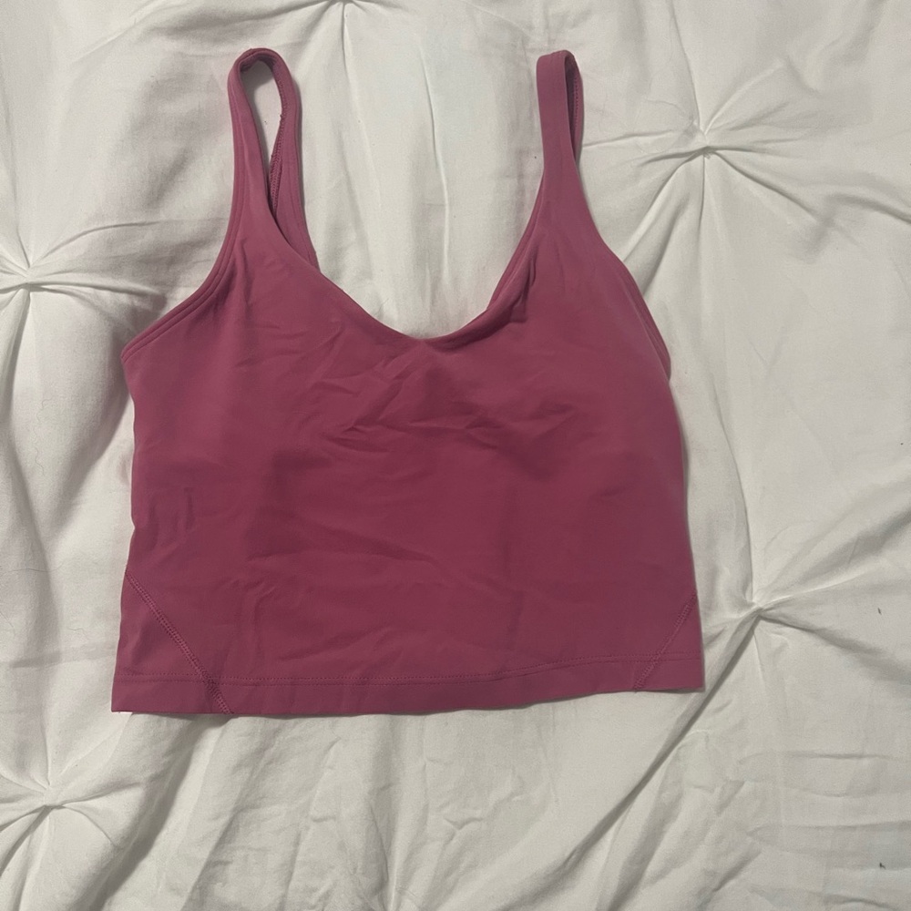 lululemon athletica Pink aligned Tank Top